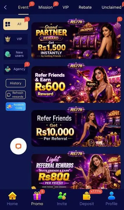 RS778 Games Download, Play & Earn Online 2 rs778
